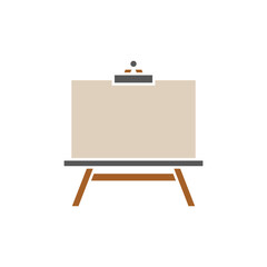 paint easel icon illustration