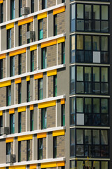 Obraz premium Texture of modern buildings, background for design.