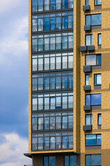 Obraz premium Texture of modern buildings, background for design.