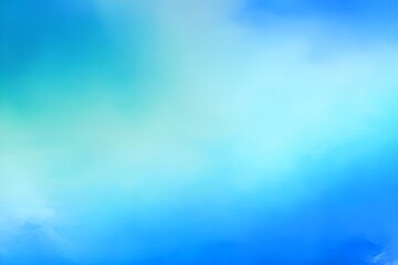 Fototapeta premium 水色の水彩画アブストラクト背景、にじみ