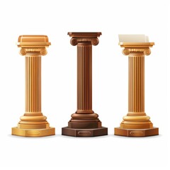 Fototapeta premium Speech stand icon, podium and microphone in conference room, speaker tribune, lecture stand