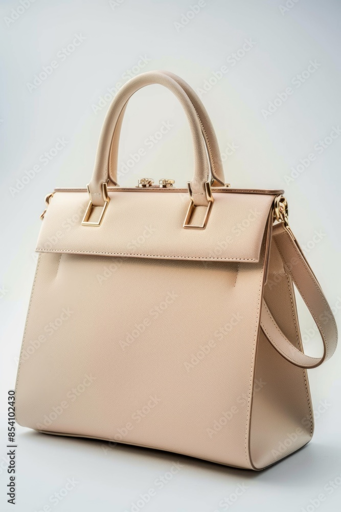 Wall mural A woman's handbag on a clean and simple white background