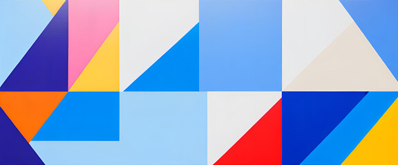 abstract and contemporary illustration with geometric shapes and patterns