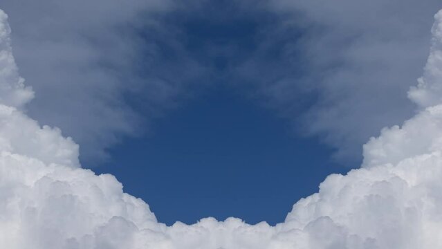 Parting of the Clouds Time Lapse Background