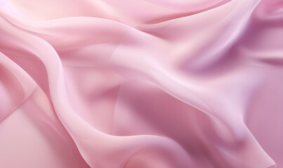 Obraz premium Cloth. Fabric texture background. Chiffon. Lightness. Pink banner. Abstraction.