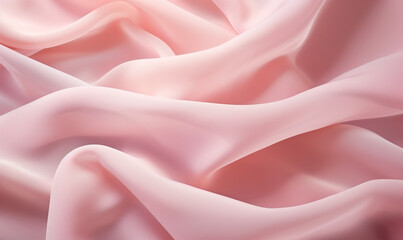 Obraz premium Cloth. Fabric texture background. Chiffon. Lightness. Pink banner. Abstraction.