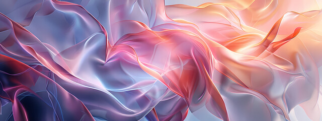 Fototapeta premium Abstract Symphony: Color and Light