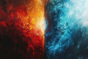 Color Separation of Fire and Ice Elements