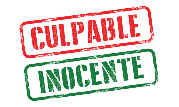 culpable o inocente sello