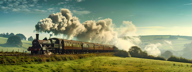 Vintage Steam Train Journey
