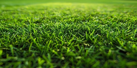 Fototapeta premium close up of a green grass field