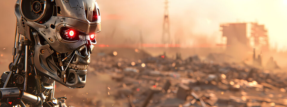 Terminator's Gaze: Red-Eyed Apocalypse