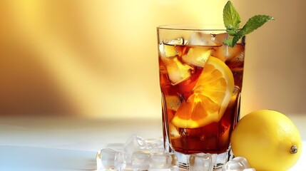 glass of iced tea