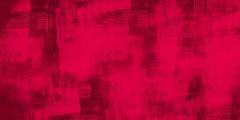 Intensywnie czerwone abstrakcyjne tło z teksturą, dynamiczny nastr&oacute;j, energetyczna kolorystyka, strukturą pędzla