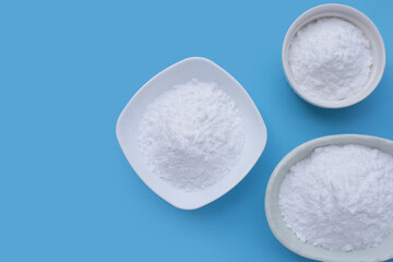Bowl of baking soda, Sodium bicarbonate powder