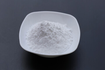 Bowl of baking soda, Sodium bicarbonate powder