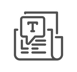 Books related icon outline and linear vector.
