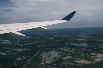 Fototapeta premium view from the plane