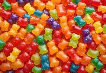 colorful jelly beans bears
