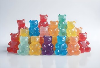 colorful jelly beans bears