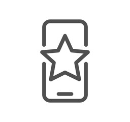 Obraz premium Star related icon outline and linear vector. 