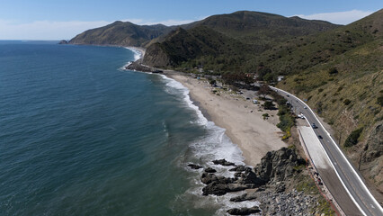 California Coast near Point Mugu, Ventura County