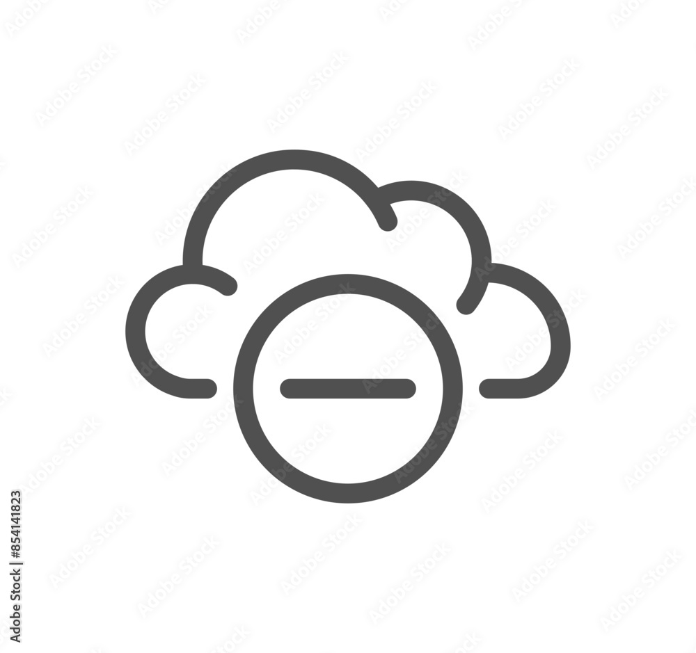 Poster data exchange related icon outline and linear vector.