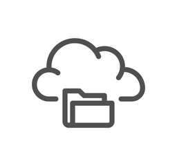 Obraz premium Data exchange related icon outline and linear vector. 