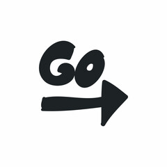 go right arrow move icon