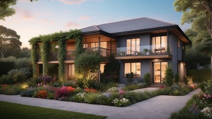 Beautiful huge house with garden