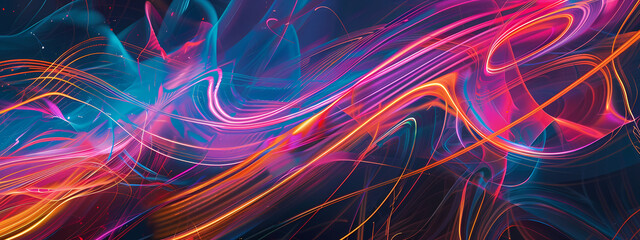 Fototapeta premium Abstract Energies: Motion and Form
