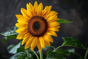 Obraz premium A Vibrant Sunflower in Bloom