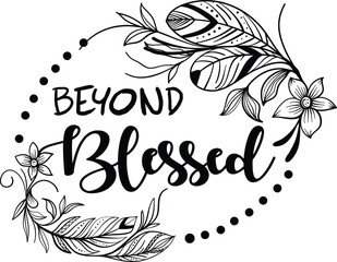 2 Corinthians 9:8 Inspirational Vector Design - God Is Able to Bless You Abundantly