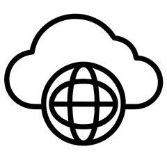 cloud Outline Icon