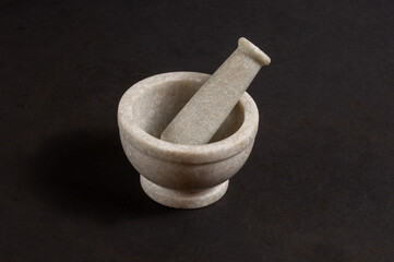 Mortar And Pestle Set Solid Natural Stone Grinding Bowl Home Kitchen Gadget