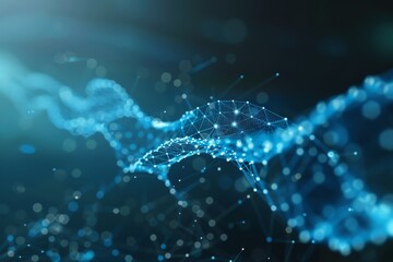 Futuristic DNA Molecule Concept for Science and Medicine Generative AI