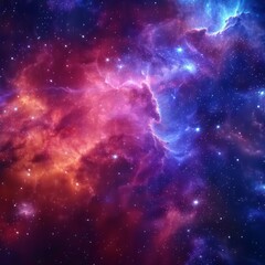 Obraz premium Universe abstract background, colorful space galaxy clouds nebula, stary cosmos, universe wallpaper