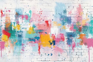 Vibrant Urban Graffiti Art Background for Modern Designs Generative AI