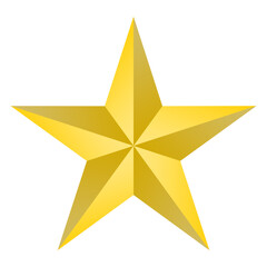 vector gold star isolated on white background, suitable for awards, celebration ornaments, or rating assessments. simple gold star single, also suitable for logos, symbols, signs, icons etc.