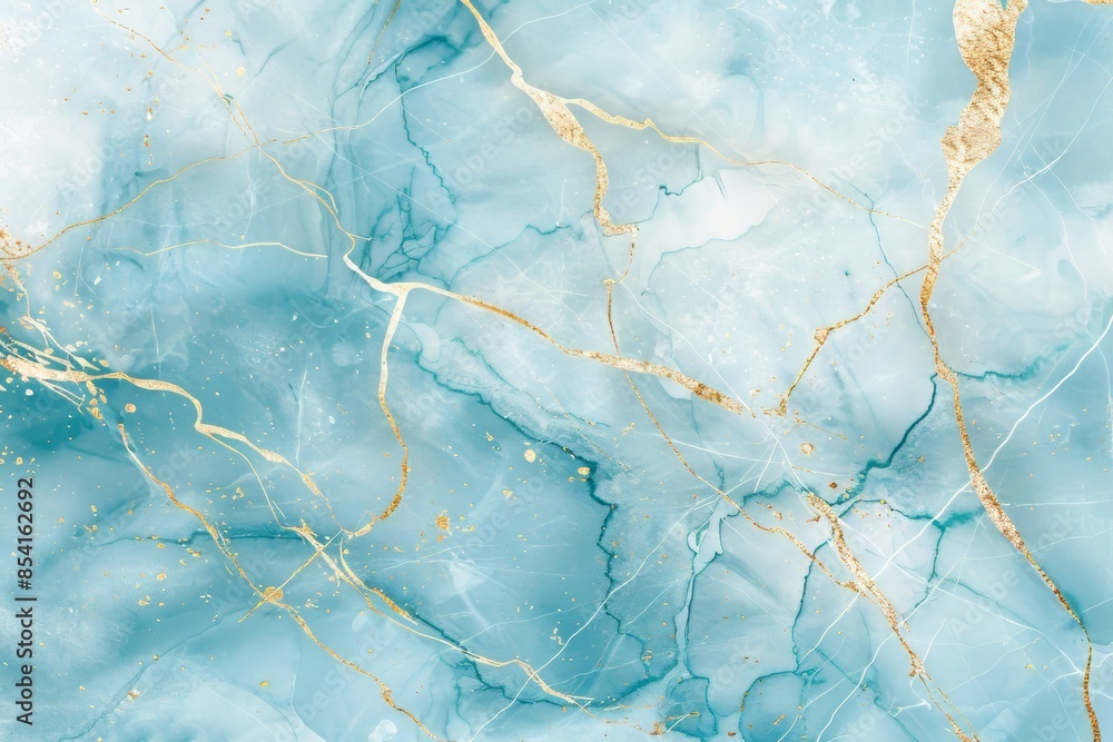 Poster luxury ocean wall texture with golden pattern for high-end designs generative ai