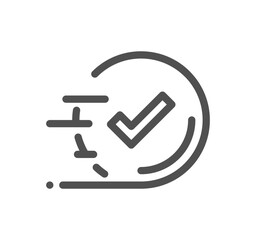 Business people related icon outline and linear vector.
