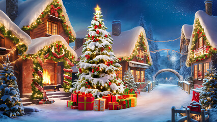 Captivating Christmas Holidays Scene