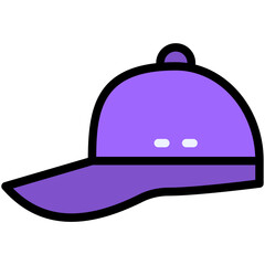 hat filled line icon