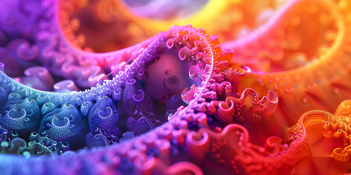 abstract colorful background, ai generated.