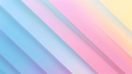 Obraz premium business theme banner with different pastel gradient colors, copy and text space, 16:9