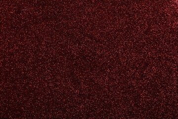 Beautiful shiny burgundy glitter as background, closeup