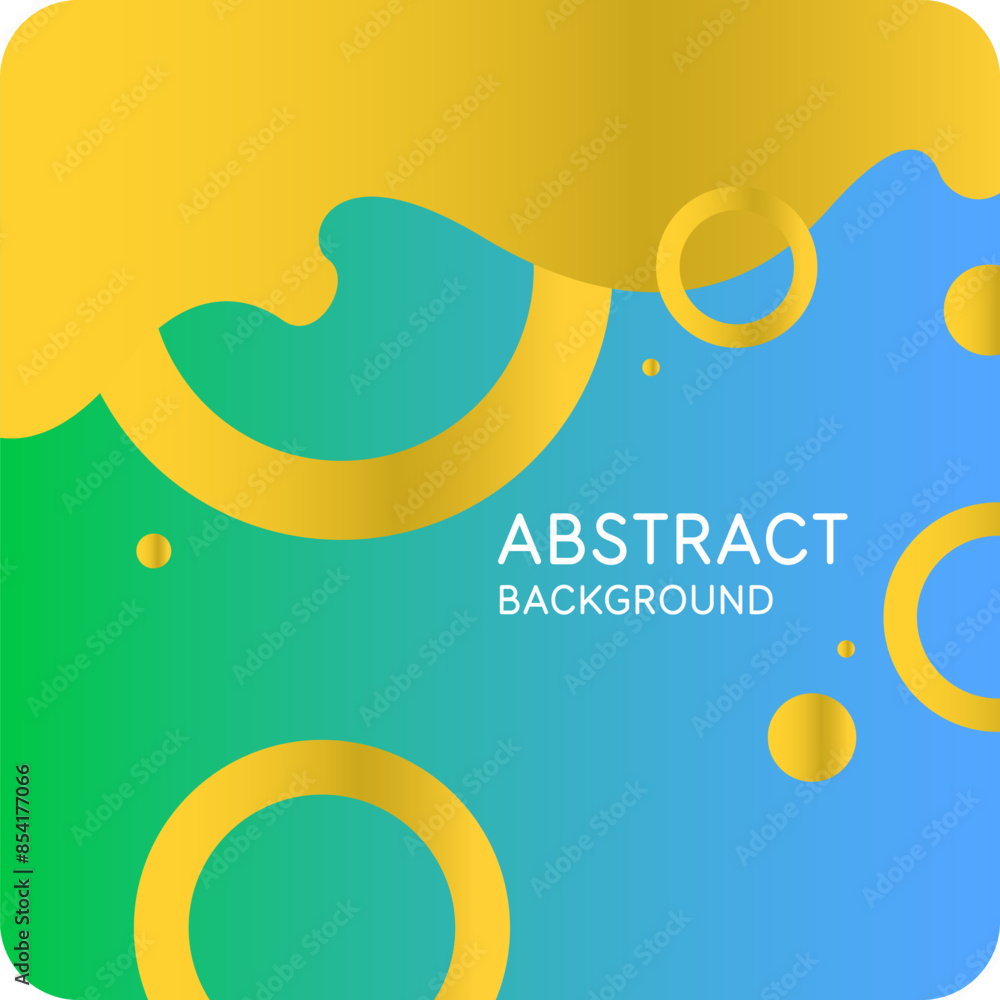 Aufkleber bright attractive abstract background with graphic elements. a composition of shapes and color spots