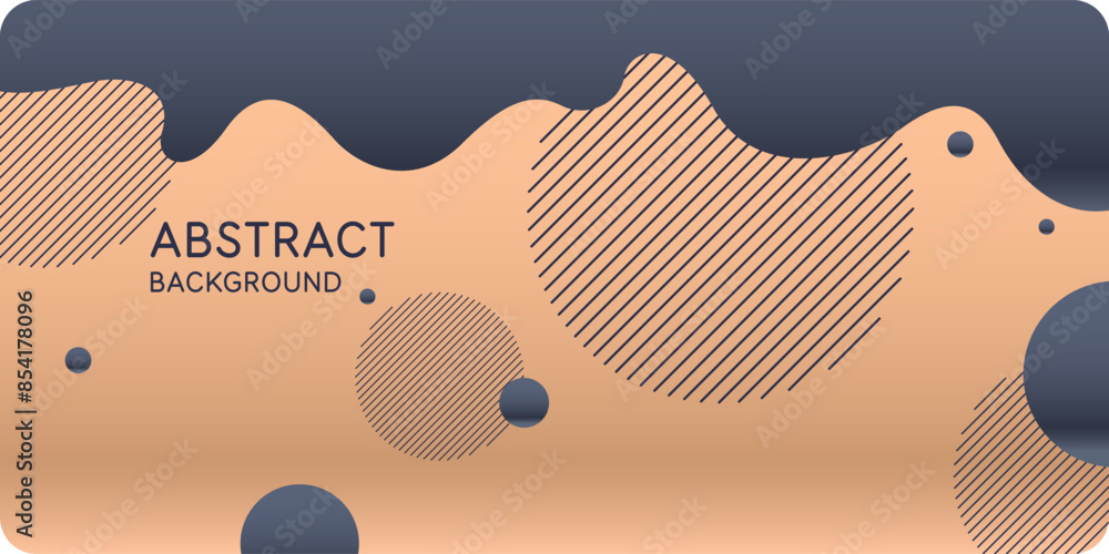 Poster background with abstract shapes. a template for design and creativity. the composition of the figure