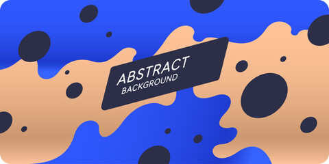 Background with abstract shapes. A template for design and creativity. The composition of the figures. The illustration is in a modern style, simple and concise design.
