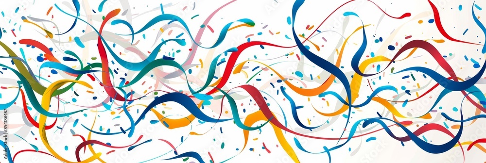 Poster vibrant seamless pattern for design and craft projects generative ai
